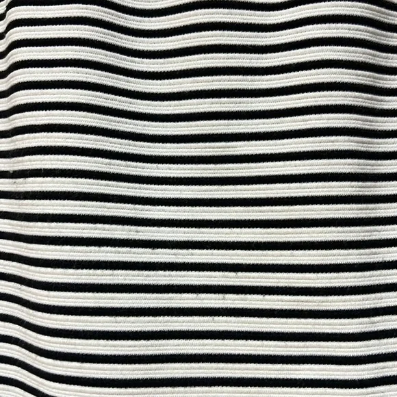 Cynthia Rowley Black and White Striped Pencil Skirt XL - Picture 3 of 5